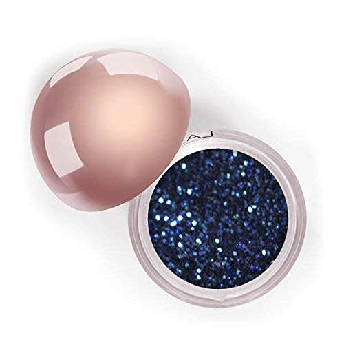 La Splash Cosmetics Loose Glitter Dark Blue Eyeshadow Sparkle Metallic Powder For Lips/Hair/Nail/Body - Crystallized Glitter (La