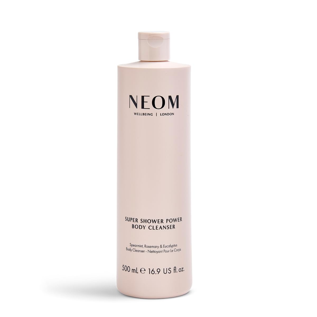 Neom - Super Shower Power Body Cleanser Shower Gel, 500Ml | Spearmint, Rosemary & Eucalyptus | Invigorating Fragrance, Hydrating
