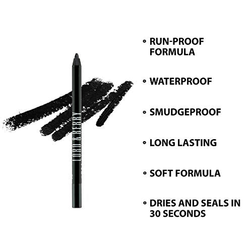 Lord & Berry Smudgeproof Eye Liner - Soft & Creamy Vegan Formula, Long Lasting Morning To Night Waterproof Eyeliner Pencil, Easy