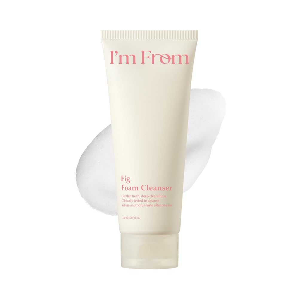 Im From Fig Foam Cleanser, Mild Exfoliating Care Cleanser, All Skin Type, Korean Skincare 5.07fl.oz