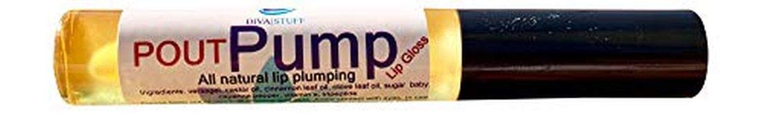 Diva Stuff Pout Pump, All Natural Lip Plumping & Conditioning Gloss