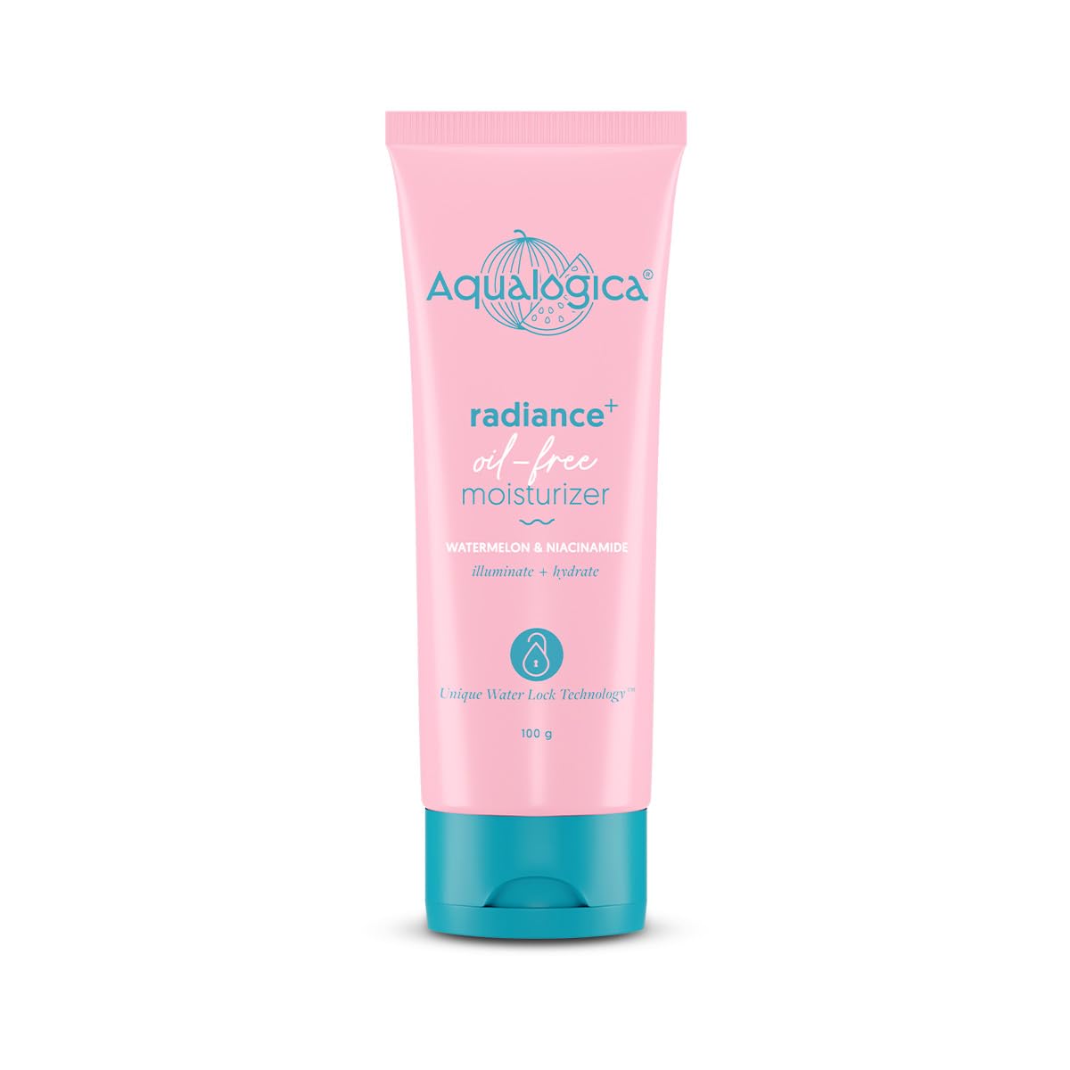 Aqualogica Radiance+ Oil Free Face Moisturizer | Watermelon & Niacinamide Infused | Helps Reduce Acne Marks | Hydrates Skin with
