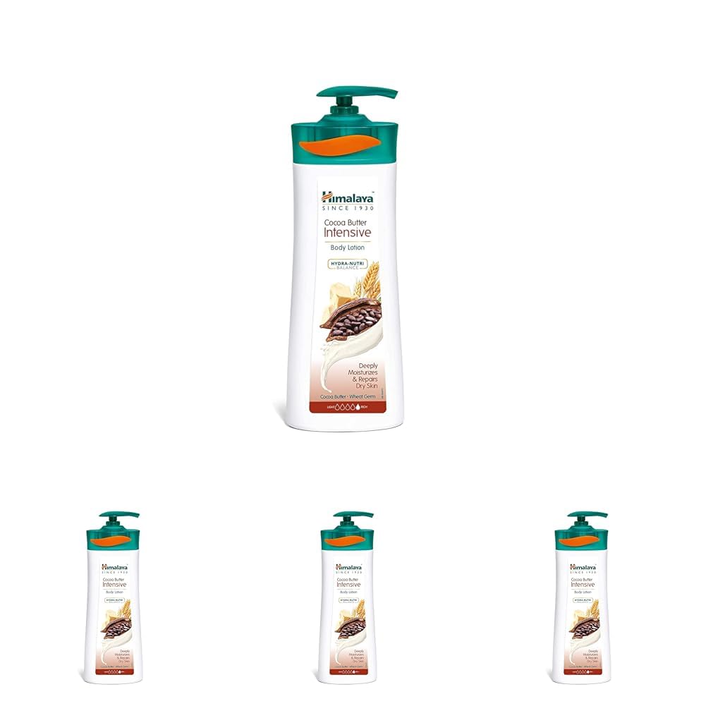 Himalaya Herbals Cocoa Butter Intensive Body Lotion, 400Ml (Pack Of 4)