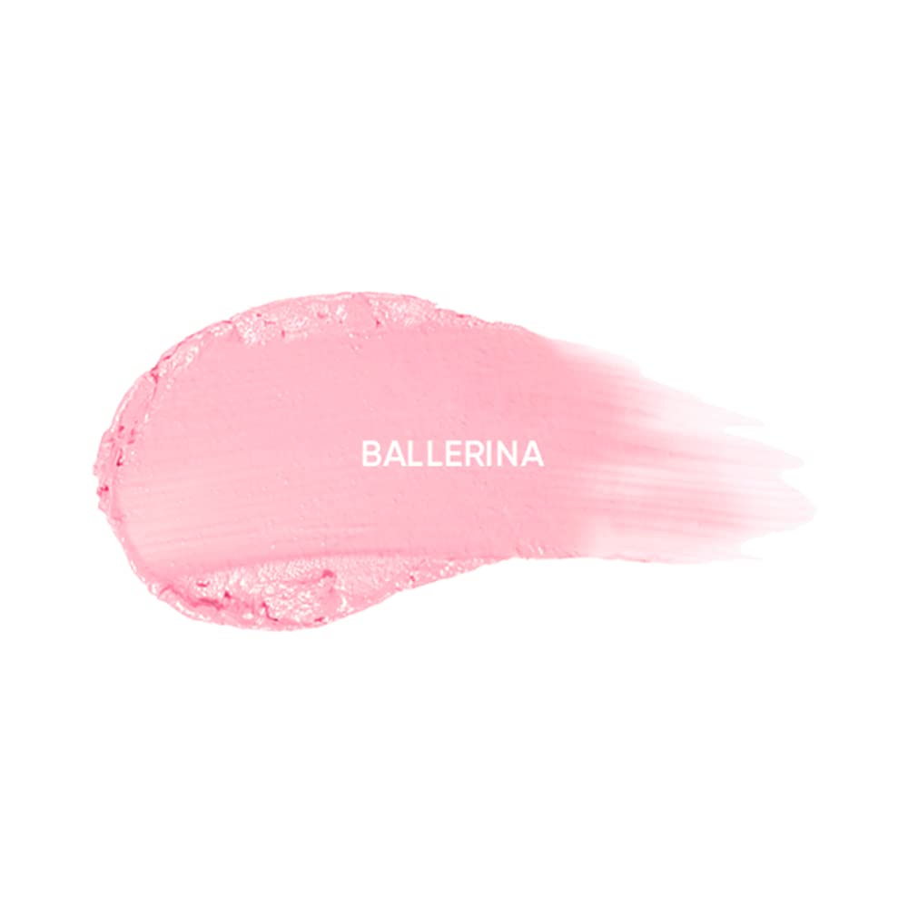 Amuse DEW BALM with Rich Moisture and Hydration Vegan Makeup Buildable Sheer color Tint (01 BALLERINA)