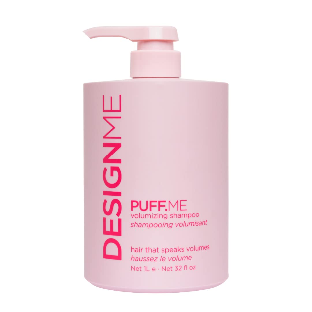 PUFF.ME Volumizing Shampoo by DESIGNME | Adds Body, Bounce & Volume for Fuller, Thicker Hair| For Fine & Medium Hair | Boosts Sh