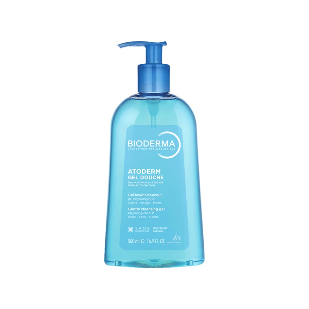 Bioderma Atoderm Gel Douche Ultra Gentle | Soap-Free Daily Use Shower Gel With Niacinamide For 24H Hydration & Glycerin| Boosts 