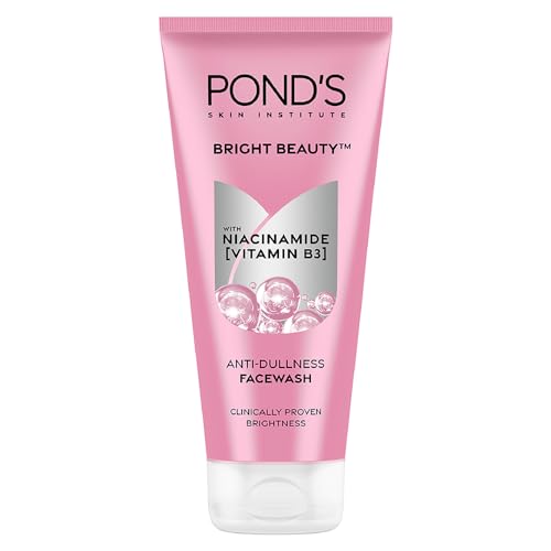POND s Bright Beauty AntiDullness & Brightening Facewash With Niacinamide | For GlassSkin Like Shine And With 4X Visibly Brigh