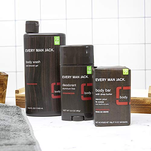 Every Man Jack Body Wash And Shower Gel Cedarwood, 16.9 Ounce