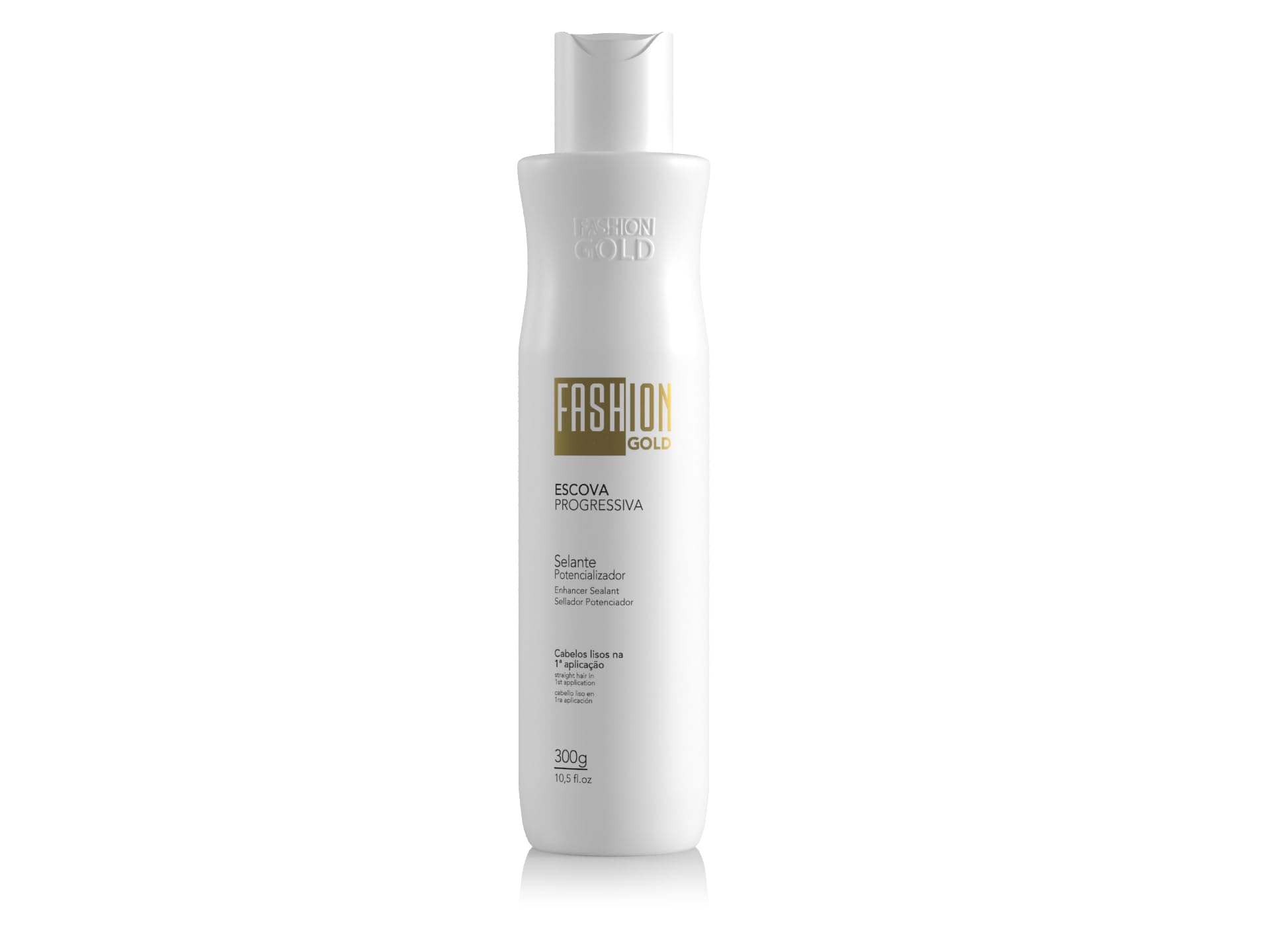 FASHION GOLD PROGRESSIVA Brazilian Blowout Keratin Smoothing System | At-Home Professional Straightening Treatment | Reduces Fri