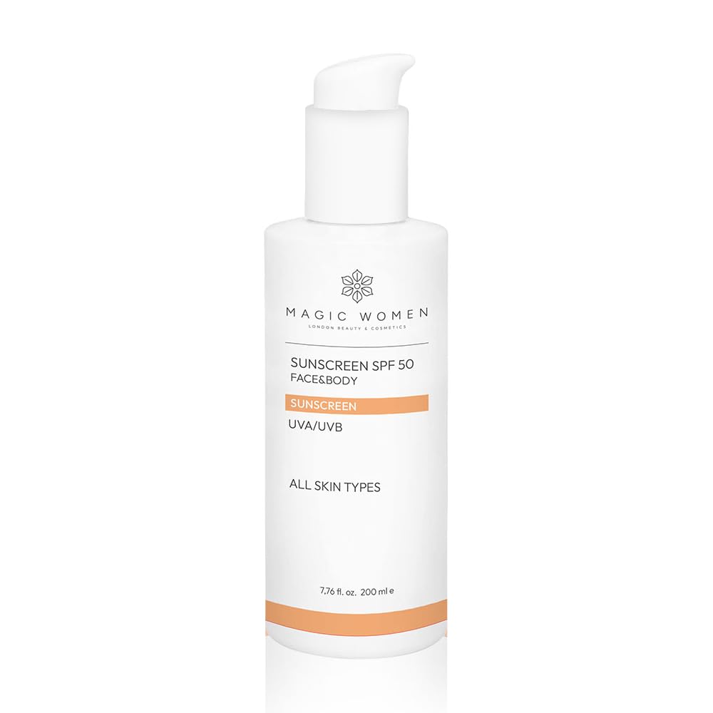Magic Women Face Sunscreen SPF 50  Daily Lightweight Sun Cream for HealthyLooking Skin  200ml