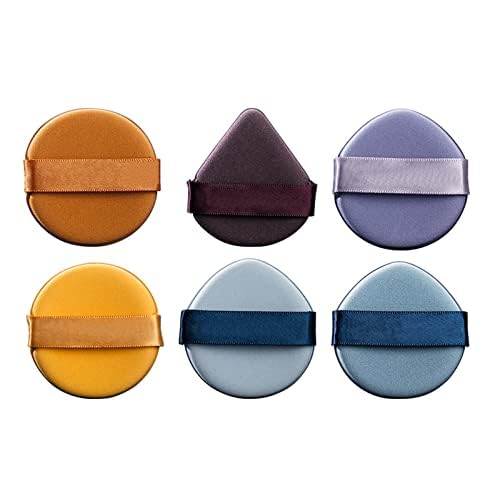 Zugad Powder Puff For Face Powder Makeup Puff Velour Soft Triangle Powder Puffs For Loose Powder Mineral Powder Setting Powder P