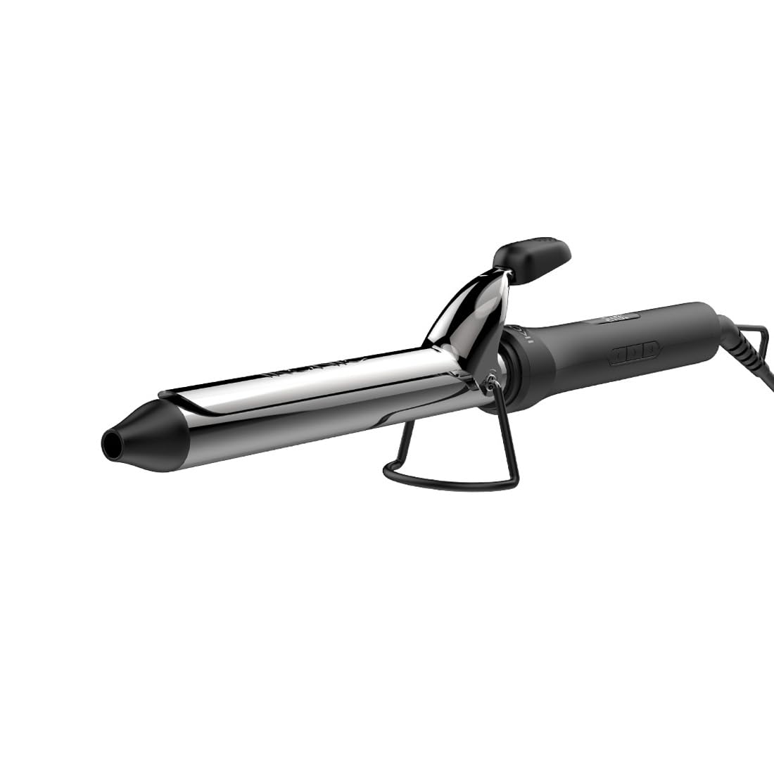 Ikonic Ct25Mm Curling Tong, Black Hair Curler For Bouncy Tight And Loose Curls, Professional Curling Iron For Salon Finish Long 