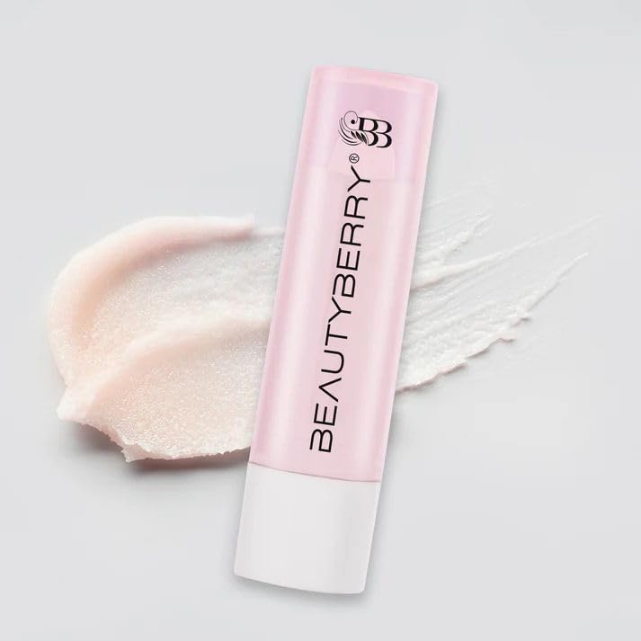 Beautyberry Color Changing Lip Balm With Vitamin E & Shea Butter | Hydrating Ph Reactive Lip Balm Stick | Moisturizing, Natural 