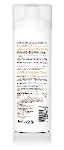 Live Clean Body Wash, Moisturizing Coconut Milk, 17 Oz