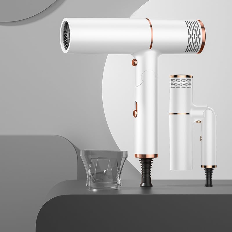 Plasma Ion Hair Dryer with Diffuser for Curly and Straight Hair,UL Listed Certified Fast Drying Blow Dryer with Comb, Lightweigh