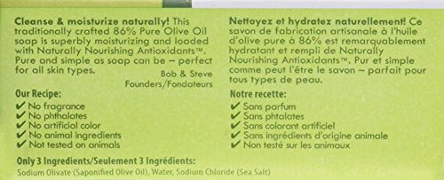 Kiss My Face Bar Soap, Pure Olive Oil, 8 OZ (6 pack)