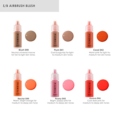 Temptu S/B Airbrush Blush, Coral, 1.0 Fl Oz (Pack of 1)