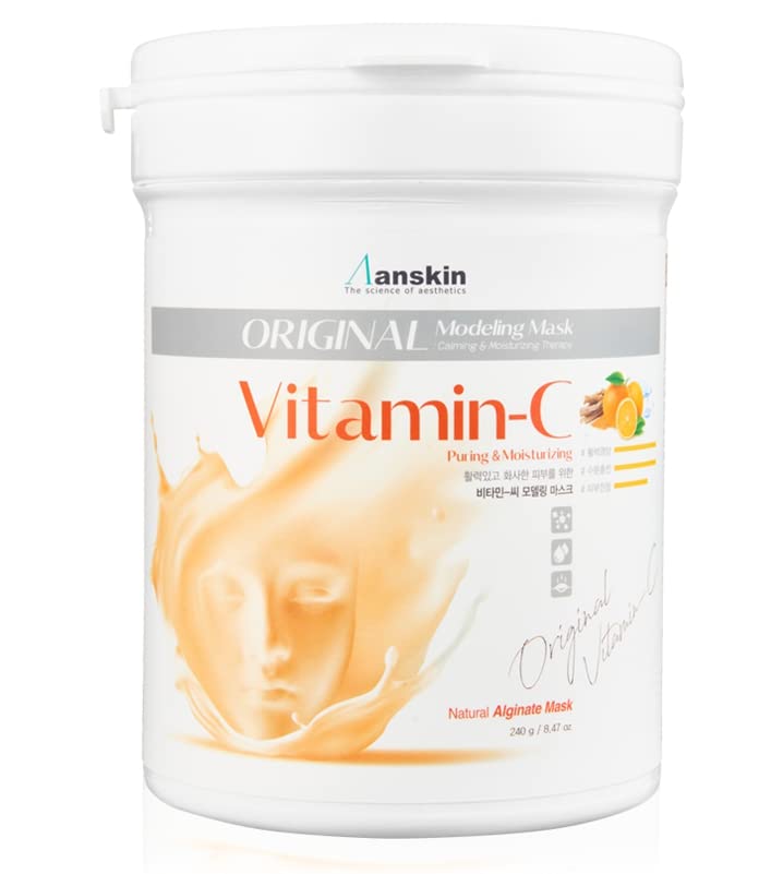 ZEESOON Anskin Vitamin C Modeling Mask Powder Pack Puring & Moisturizing (240g 8.46oz) Skin & Pore Treatment