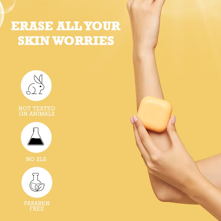Koji White Kojic Acid & Vitamin C Brightening Soap, Hydrating Face & Body For Radiant Glow Skin, Nourishing, Moisturizing, Even