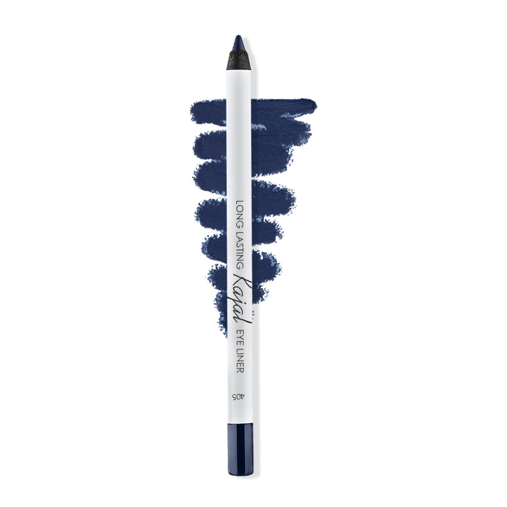 Lamel CreamLong LastingKajal Matte Eye Liner 405 Indigo|Highly Pigmented Formula,Ultra LongLasting,Blends Into A Smokey Look