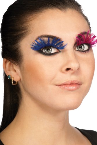Rubies Blue Eyelashes And Adhesive