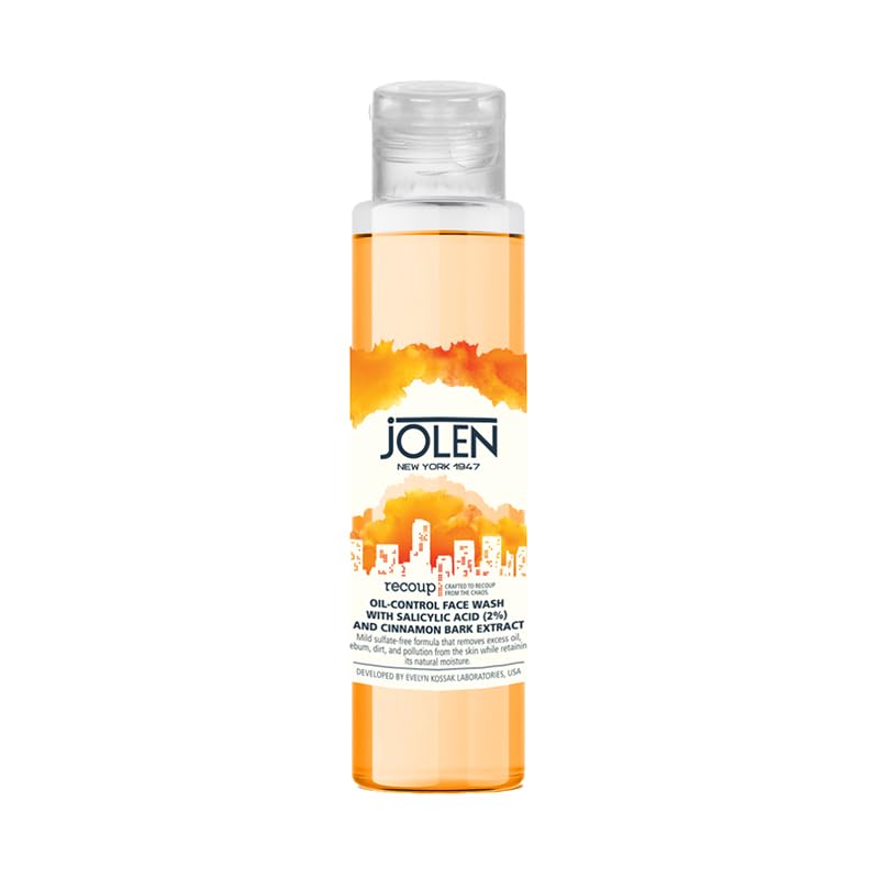 Jolen New York OilControl Face Wash With Salicylic Acid (2%) And Cinnamon Bark Extract (100Ml)