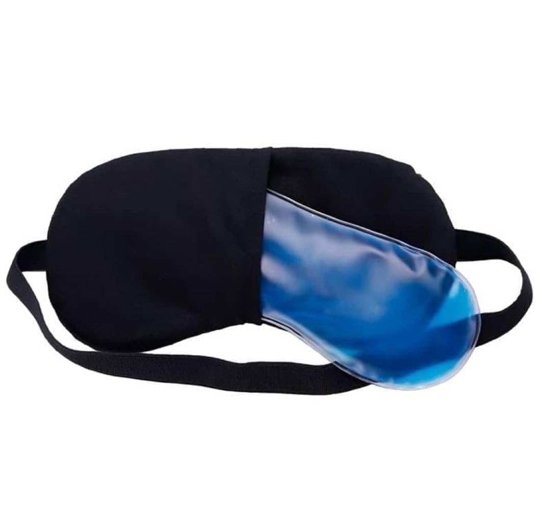 Kitchnup Cooling Gel Eye Mask Reusable Cold Eye Mask With Soft Plush Backing Adjustable Sleep Mask For Puffy Eyes Dark Circles R