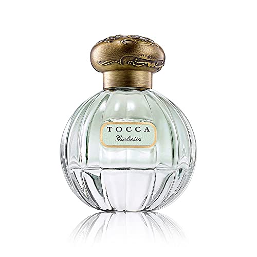 Tocca Eau De Parfum, Giulietta: Fresh Floral, Pink Tulips, Green Apple, Vanilla Orchid, Hand-Finished Bottle, 1.7 Oz. | 50 Ml