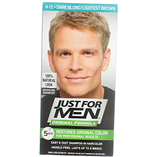 Frankel & Frankel Just for Men Shampoo In Hair Color Kit, Dark Blonde, 4939-1 Ea, 2.4 Oz