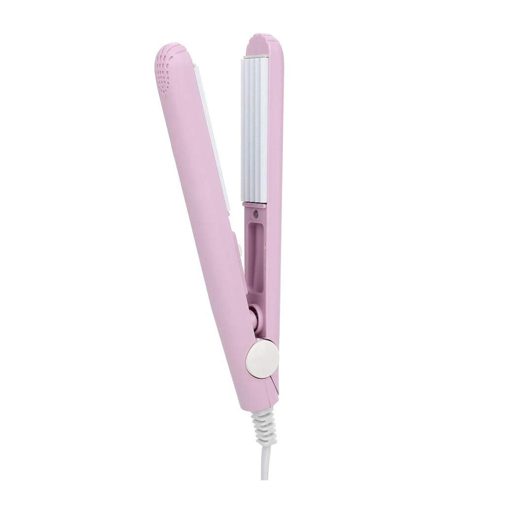 QOPCBCGN Hair Straightener Iron Electronic Corrugation Rectifier Ceramic Straightening Corrugated Curling Styling Tools Irons
