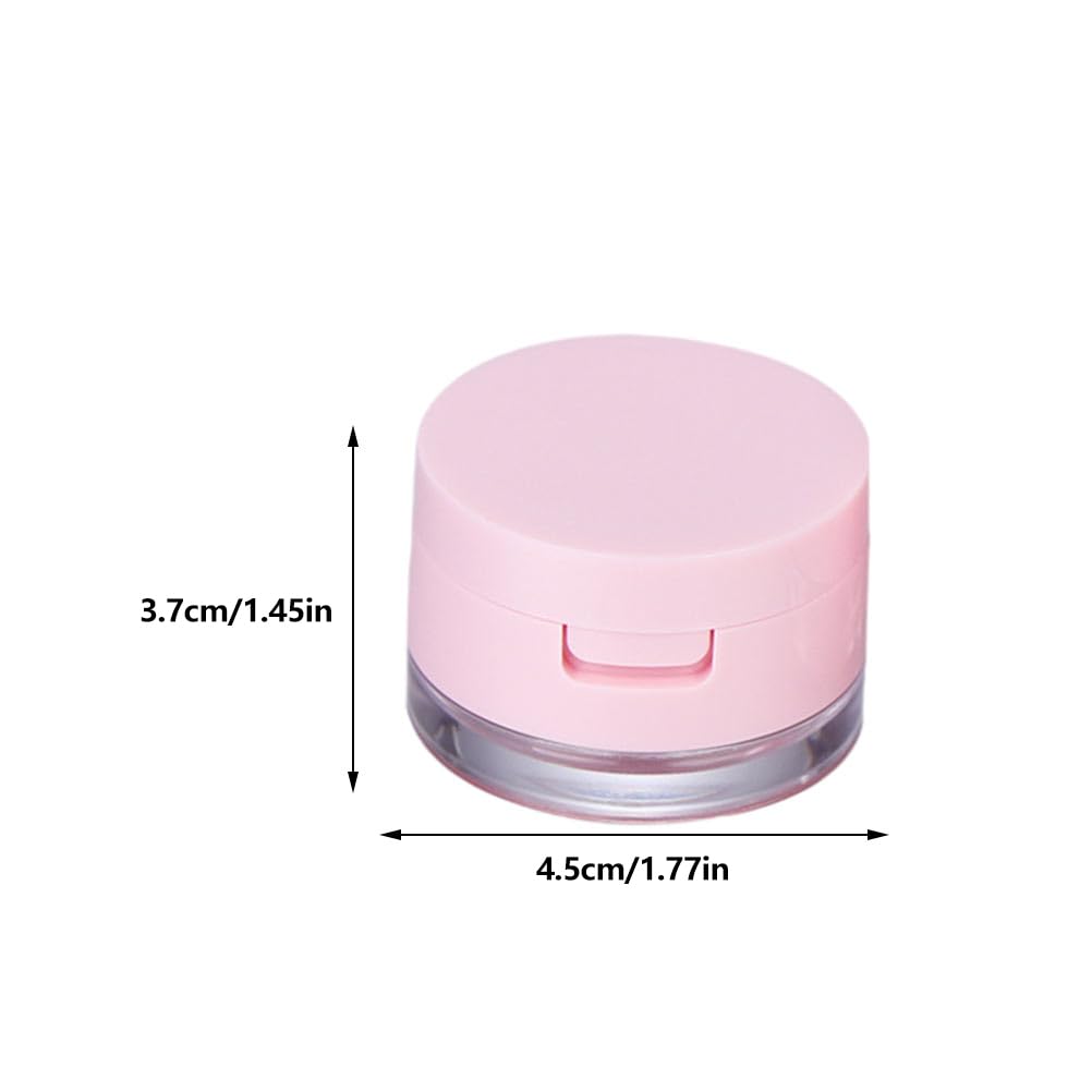 minkissy 2Pcs Mini Loose Powder Box - 3g Powder Cases for Traveling Powder Case Bulk Body Powder Cosmetic Case for Women Travel