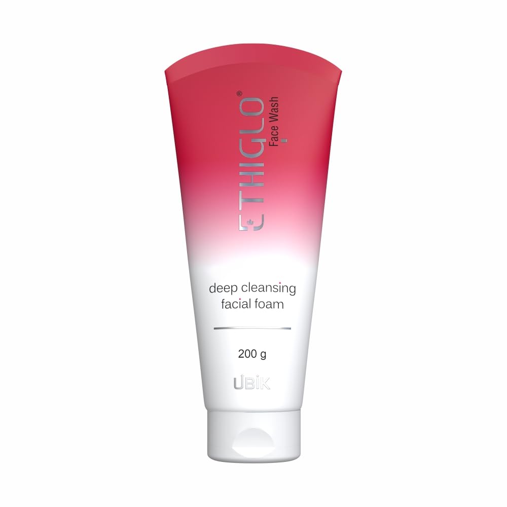 Ethiglo Deep Cleansing Facial Foam Face Wash For Healthy, Soft And Smooth Skin | Removes Dirt, Impurities And Excess Oil | Suita