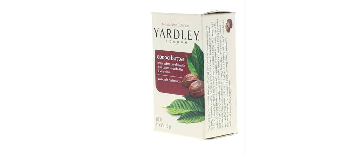 Yardley Moisturizing Bar Cocoa Butter 4.0 Oz (Pack Of 4)