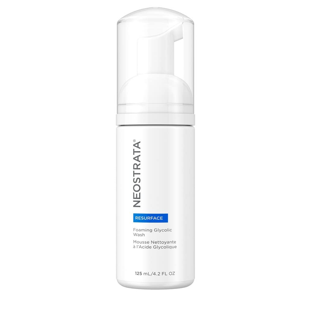 NEOSTRATA Foaming Glycolic Face Wash High Strength AHA Cleanser Soap-free, 4.2 fl. oz.