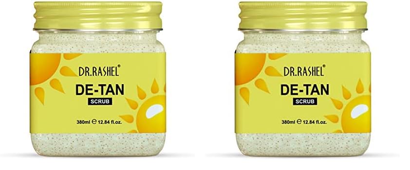 Dr.Rashel De-Tan Scrub For Face & Body (380 Ml) | Revitalizing Tan Removal Scrub | Cleanser Scrub For Deep Exfoliation | Dead Sk