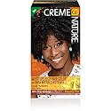 Creme Of Nature Moisture Rich Hair Color Kit, C10 Jet Black, 1 Application