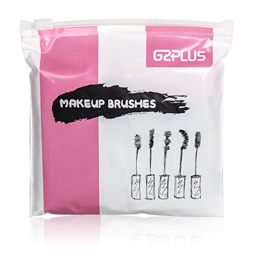 g2PLUS Disposable Eyelash Mascara Brushes Wands Applicator Makeup Kits 100 Pack Eyelash Spoolies Eyelashes Brush for Eyelash Ext