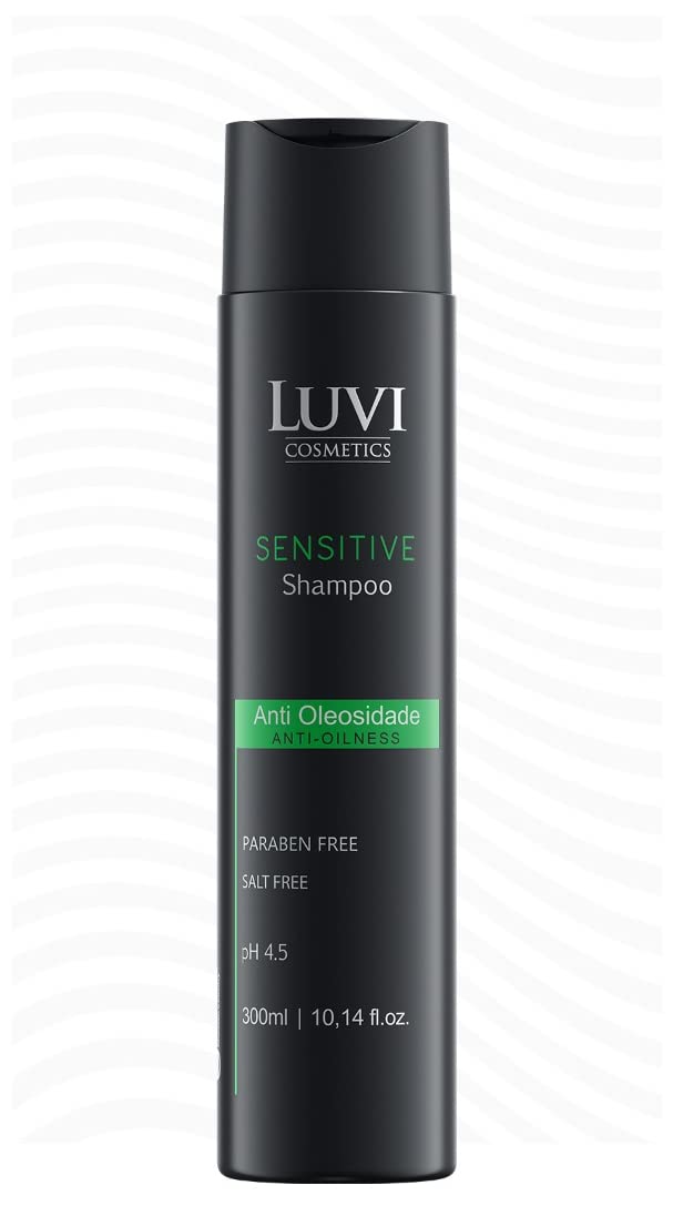 LUVI COSMETICS AntiOilness Shampoo for Sensitive Scalps  Hair and Scalp Care Treatment, Dandruff Control, Hair Loss Reduction,