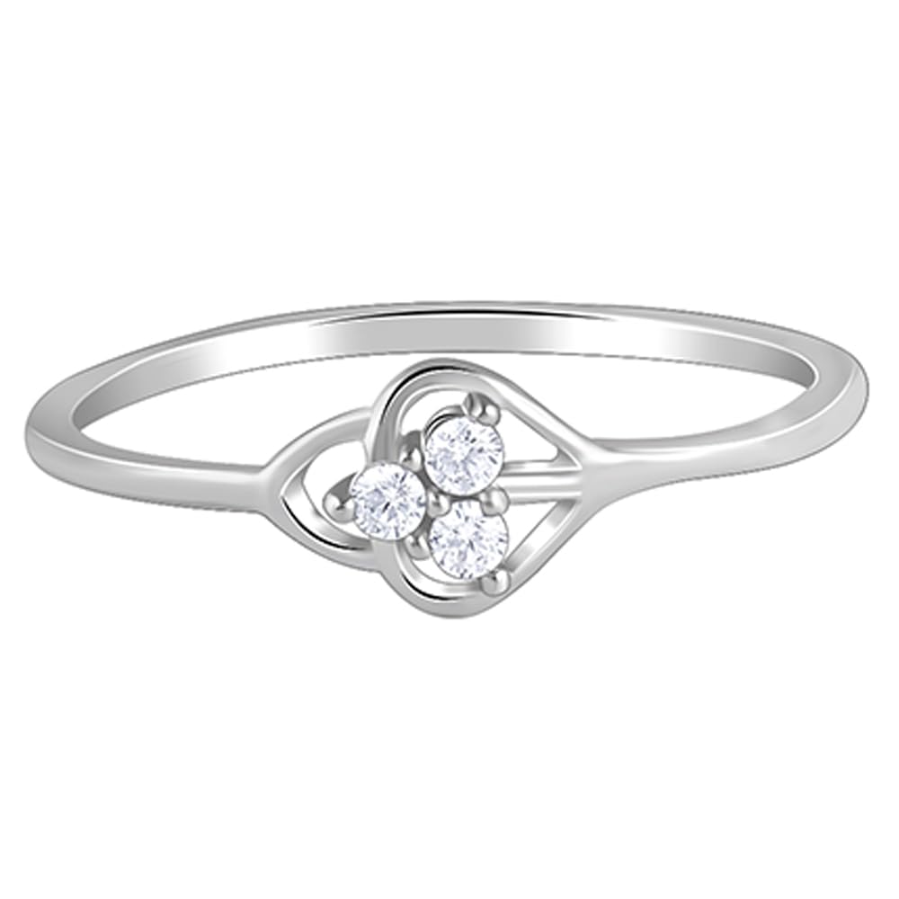 Giva 925 Silver Clover Ring,Fixed Size, Indian  12,| Gifts For Women And Girls | With Certificate Of Authenticity And 925 Stamp