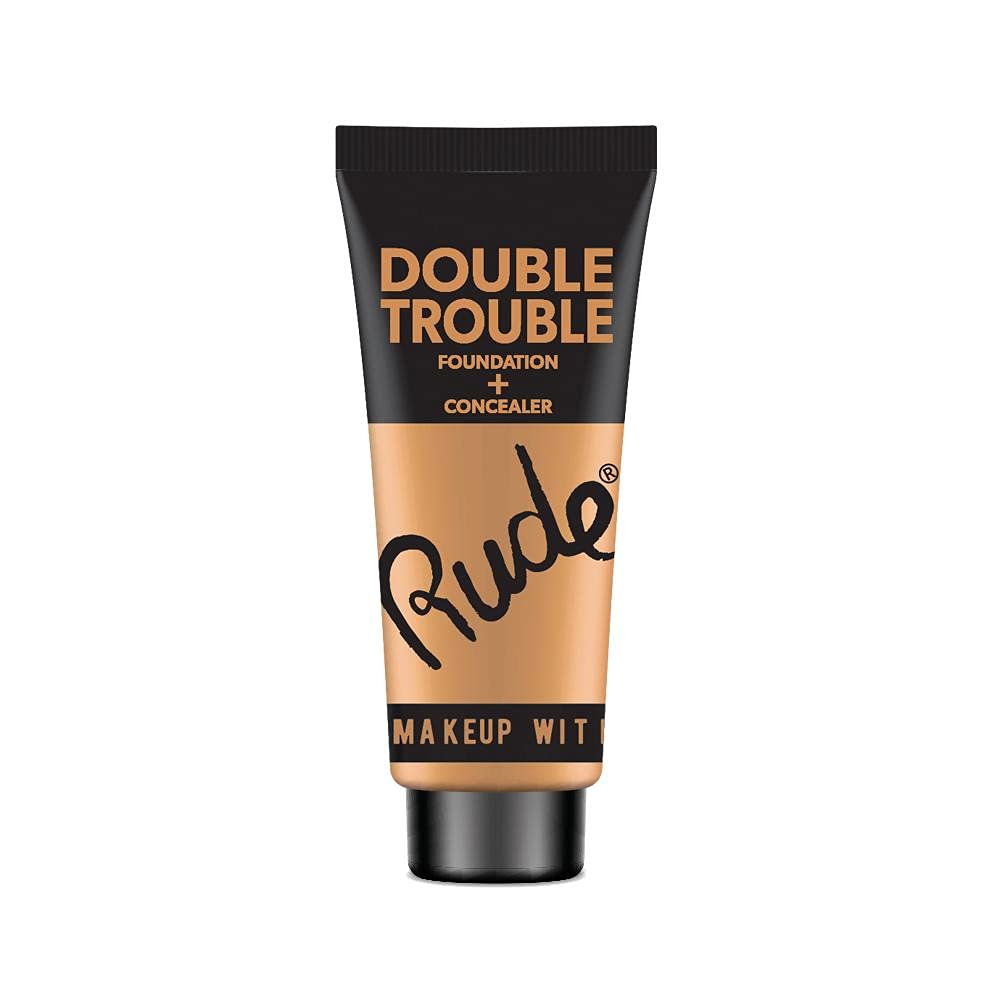 Rude Double Trouble Foundation + Concealer(D0102H2B52Y)