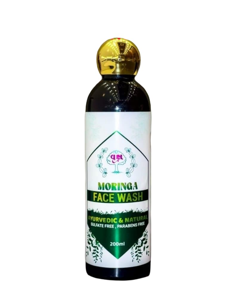 Vruksh Moringa Skin Purifying Face Wash For Acne & Pimples | Remove Excess Oil | Suitable For Extra Sensitive, Dry & Combination
