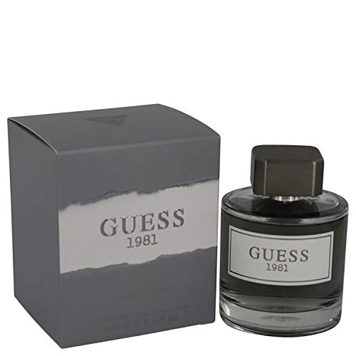 Guess 1981 Eau De Toilette Cologne Spray For Men, 3.4 Fl. Oz.