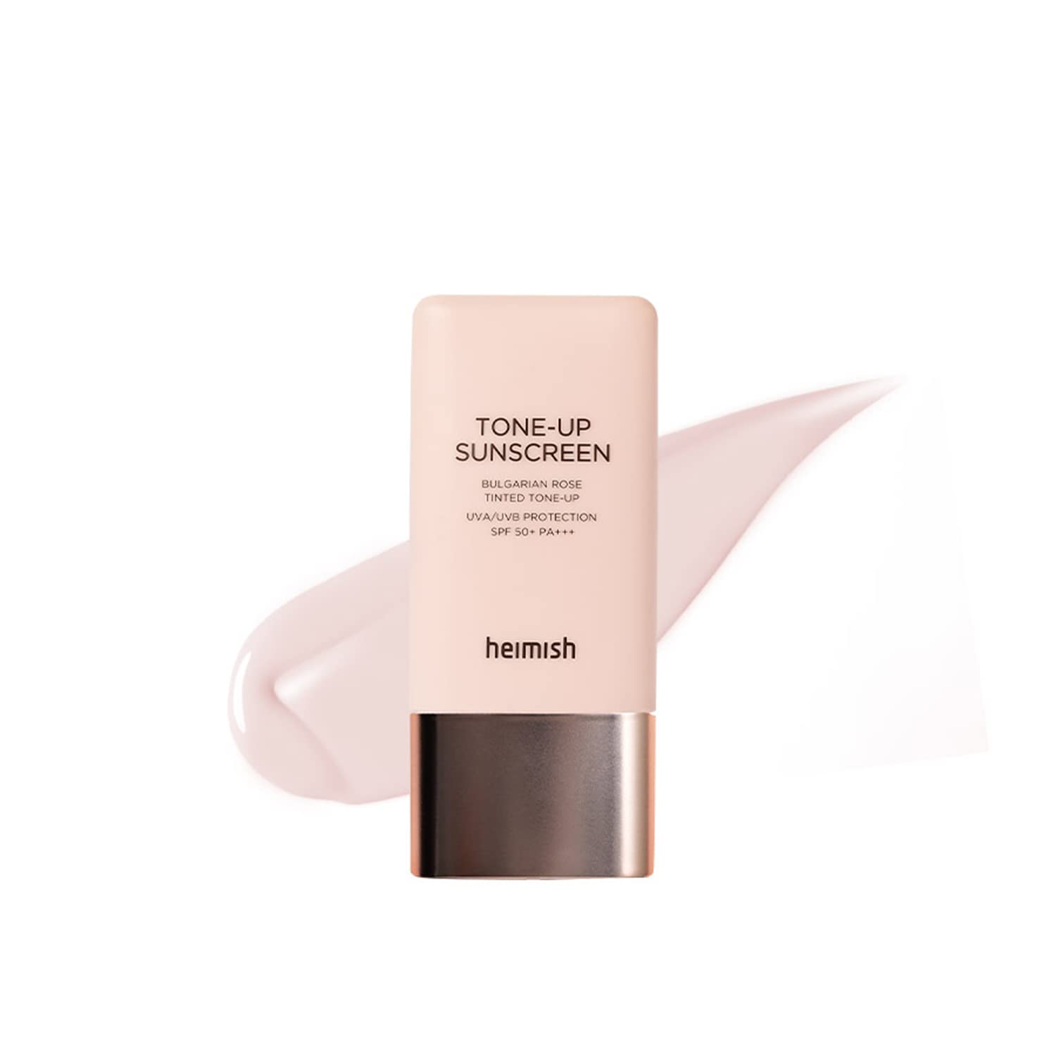 HEIMISH Bulgarian Rose Tone-up Sunscreen SPF50+ PA+++ 1.01 fl.oz / 30ml | All-In-One Make up sunscreen | UV Protection, Primer, 