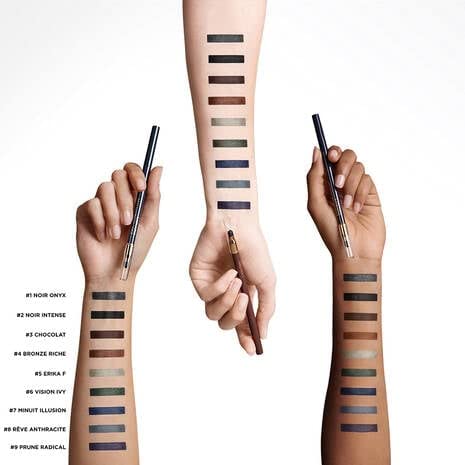 Lancame Le Stylo Waterproof Eyeliner Pencil - Creamy & Highly Pigmented - Seamless Blending & Smudging - 08 Reve Anthracite