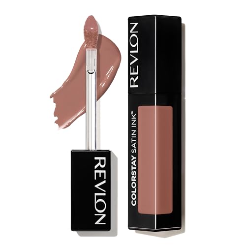 Revlon Liquid Lipstick, Face Makeup, Colorstay Satin Ink, Longwear Rich Lip Colors, Formulated With Black Currant Seed Oil, 001