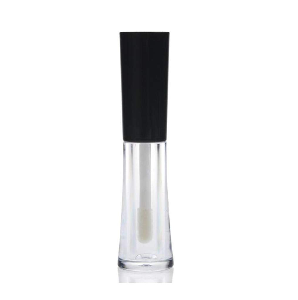 3PCS 2ml Clear Empty Mini Lip Gloss/Eyeliner Liquid/Mascara Tube Set with Black Cap DIY Makeup Cosmetic Lip Balm Container Lipst