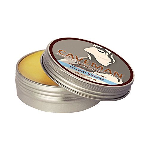 Caveman Island Breeze Beard Balm, Leave In Conditioner, All Natural Beard Balm And Mustache Wax