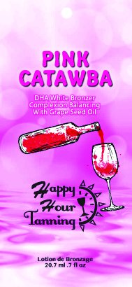5 Pink Catawba Tanning Lotion Bronzer Packets