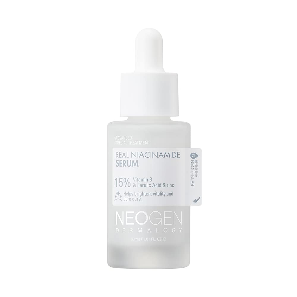 Dermalogy By Neogen Real Niacinamide 15% Serum (30 Ml / 1.01 Fl Oz) - Brightening, Dark Spots & Pore Care, Vegan Serum With Niac