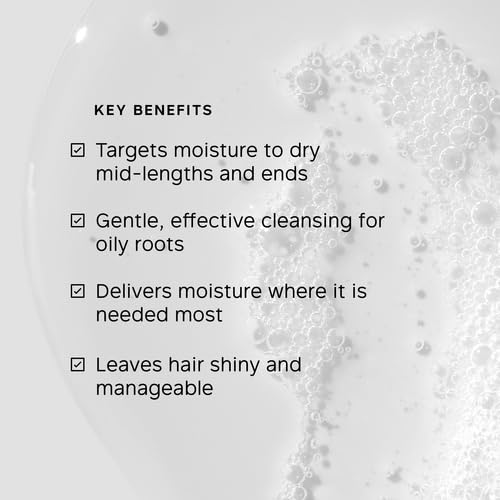 PHILIP KINGSLEY | Moisture Balancing Combination Shampoo | Hydrating for Dry and/or Oily Hair | Anti-Frizz, Antioxidant Shampoo